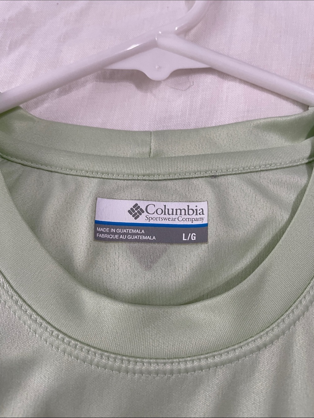 Columbia Sage Green Performance Long Sleeve Top - Picture 2 of 4